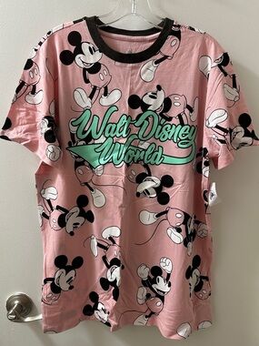 Disney Pink Mickey Mouse T‑Shirt